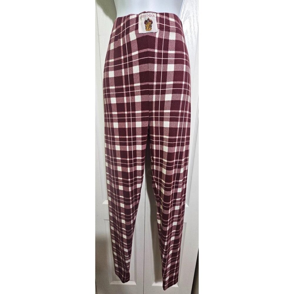 Wizarding World of Harry Potter Gryffindor Plaid Red Soft Leggings Universal